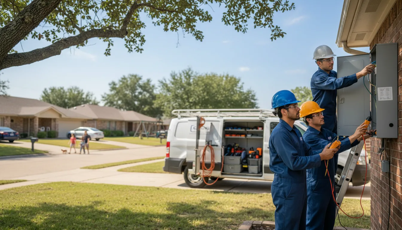 Certified electrician providing emergency electrical services in Inglis, FL